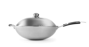 Wok edény tetővel - Profi Line - ⌀360x(H)180mm - HENDI 239773