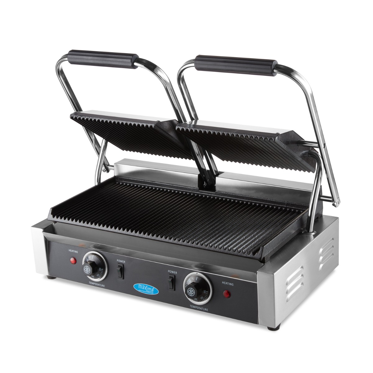 Kontakt grill - Dupla grilllap - 2 x 22cm - Maxima 09300435