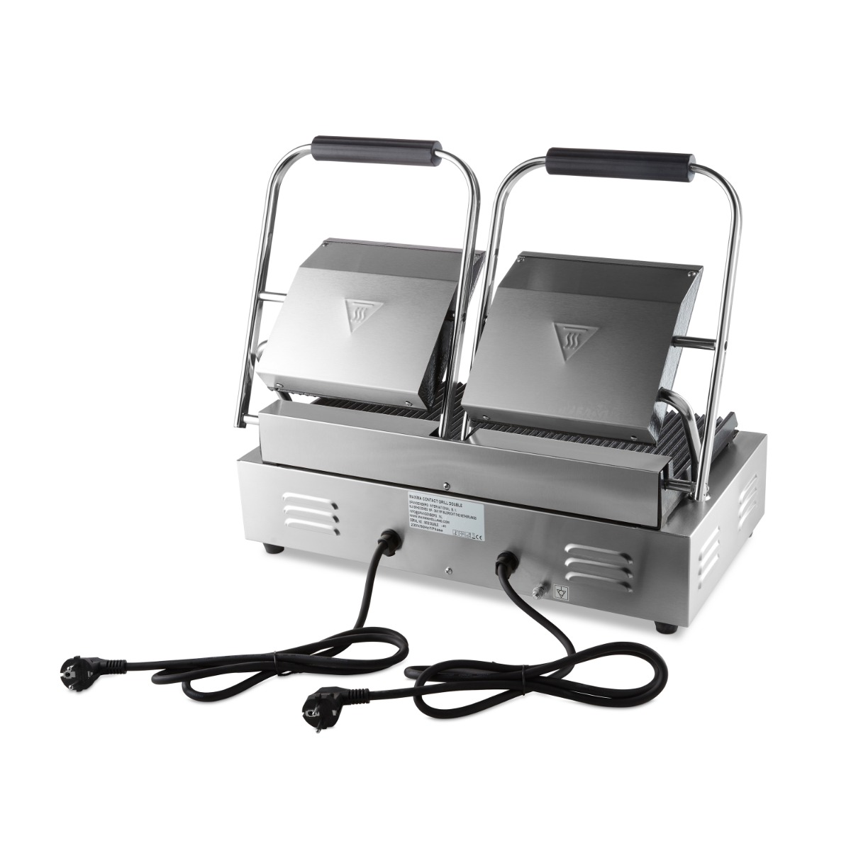 Kontakt grill - Dupla grilllap - 2 x 22cm - Maxima 09300435 - Image 4