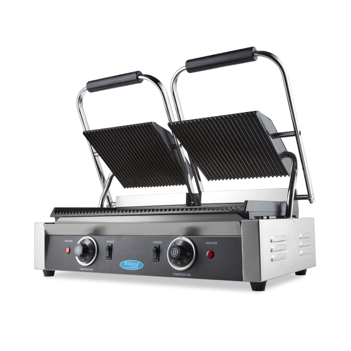 Kontakt grill - Dupla grilllap - 2 x 22cm - Maxima 09300435 - Image 6