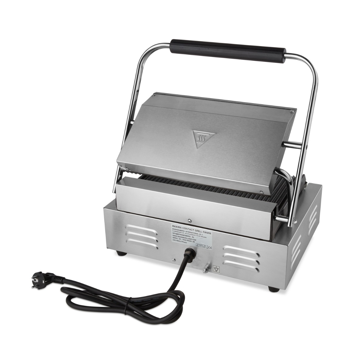 Kontaktgrill Panini - alul / felül bordázott - 33,5cm grilllap - Maxima 09300436 - Image 4