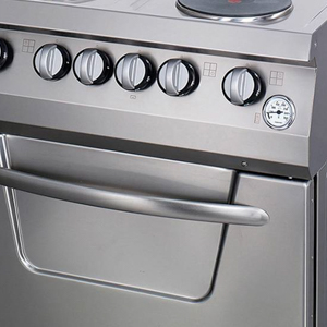 Nagy teljesítményű tűzhely - 4 égő - Elektromos - Dupla egység - 70cm mélységű - Maxima 09394997 - Image 3