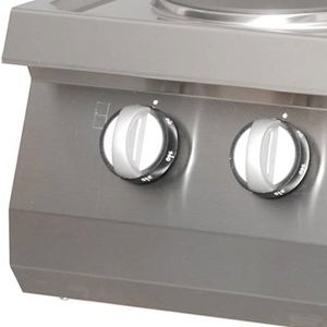 Nagy teljesítményű tűzhely - 2 égővel - Elektromos - 70cm mélységű - Maxima 09395001 - Image 5