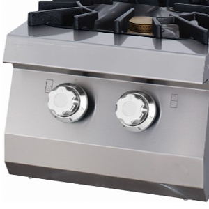 Prémium tűzhely - 2 égővel - gáz - egyszemélyes - 90cm mélységű - Maxima 09398515 - Image 3