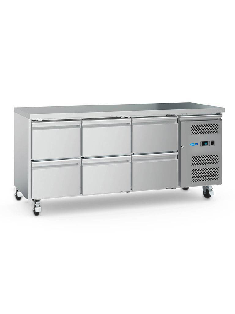 Hűtütt munkaasztal - 3 ajtós - 179cm - 465L - Maxima 09400405 - Image 8