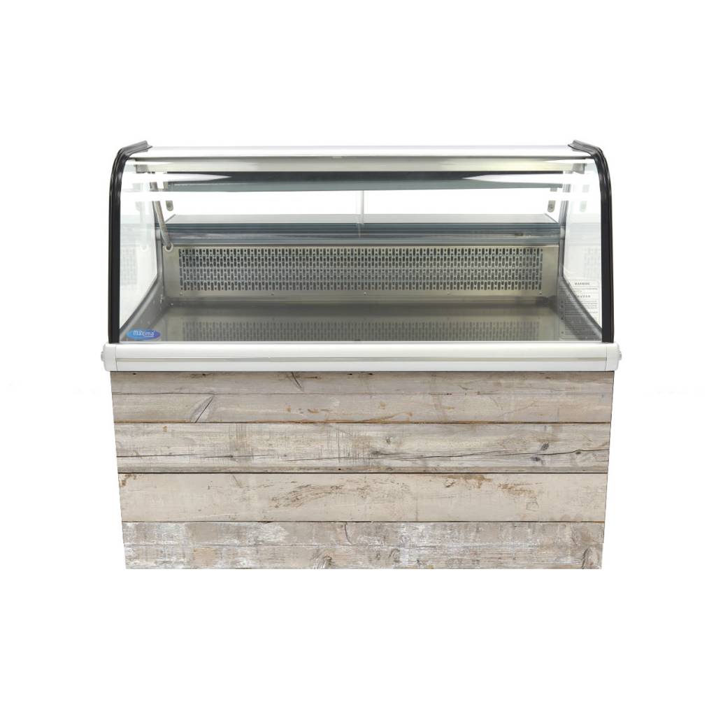 Hűtővitrin állvánnyal - kerekekkel - 125cm - 255L - Maxima 09400821 - Image 7