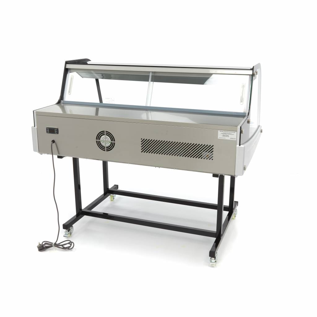 Hűtővitrin állvánnyal - kerekekkel - 125cm - 255L - Maxima 09400821 - Image 4