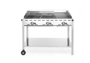Green Fire grillsütő - 3 égővel - 17,4kW - 1078x612x(H)825mm - HENDI 149591
