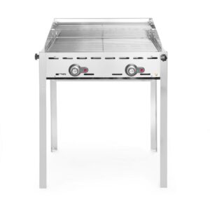 Green Fire grillsütő - 2 égővel - 2 Rozsdamentes acél GN 1/1 grillsütő rács - 11,6kW - 740x612x(H)825mm - HENDI 149621