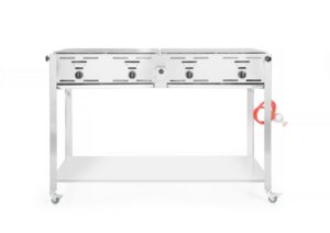 Gázüzemű Grill - Master Quattro - 22kW - 1330x600x(H)920mm - HENDI 154908