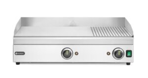 Grillező / Rostlap - 1/3 bordázott - 220-240V/3500W, 697x474x(H)241mm - HENDI 154960