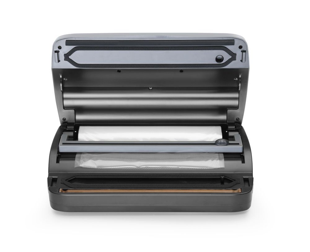 Vákuumcsomagoló gép tekercsadagolóval - Budget Line - 220-240V/100W - 385x205x(H)95mm - HENDI 201626 - Image 5