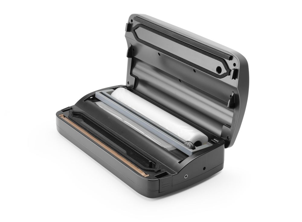 Vákuumcsomagoló gép tekercsadagolóval - Budget Line - 220-240V/100W - 385x205x(H)95mm - HENDI 201626 - Image 2