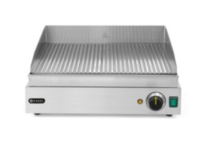 Grillező / Rostlap - Profi Line - teljesen bordázott - 230V/2400W - 550x435x(H)245mm - HENDI 203170