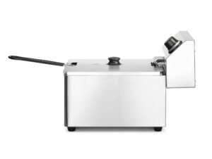 Olajsütő / Fritőz ipari Kitchen Line - 8L - 230V/3500W - 265x430x(H)350mm - HENDI 205822