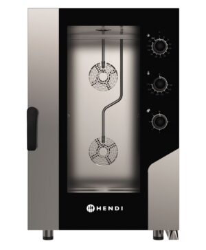 Konvekciós sütő - gőzfunkcióval - 11x GN1/1 - 400V/15400W - 730x855x(H)1130mm - HENDI 219935