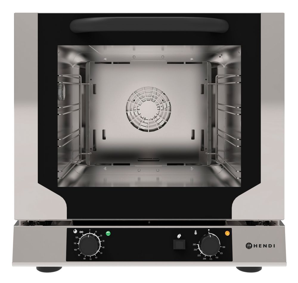 Kompakt konvekciós sütő párásítással - 220-240V/3100W - 590x709x(H)589mm - HENDI 219997
