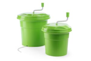 Saláta centrifuga - 12L - Zöld - ⌀335x(H)430mm - HENDI 222553