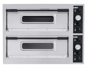 Pizzasütő XXL 66 - 2 kamra - 400V/18000W - 1365x968x(H)745mm - HENDI 226995