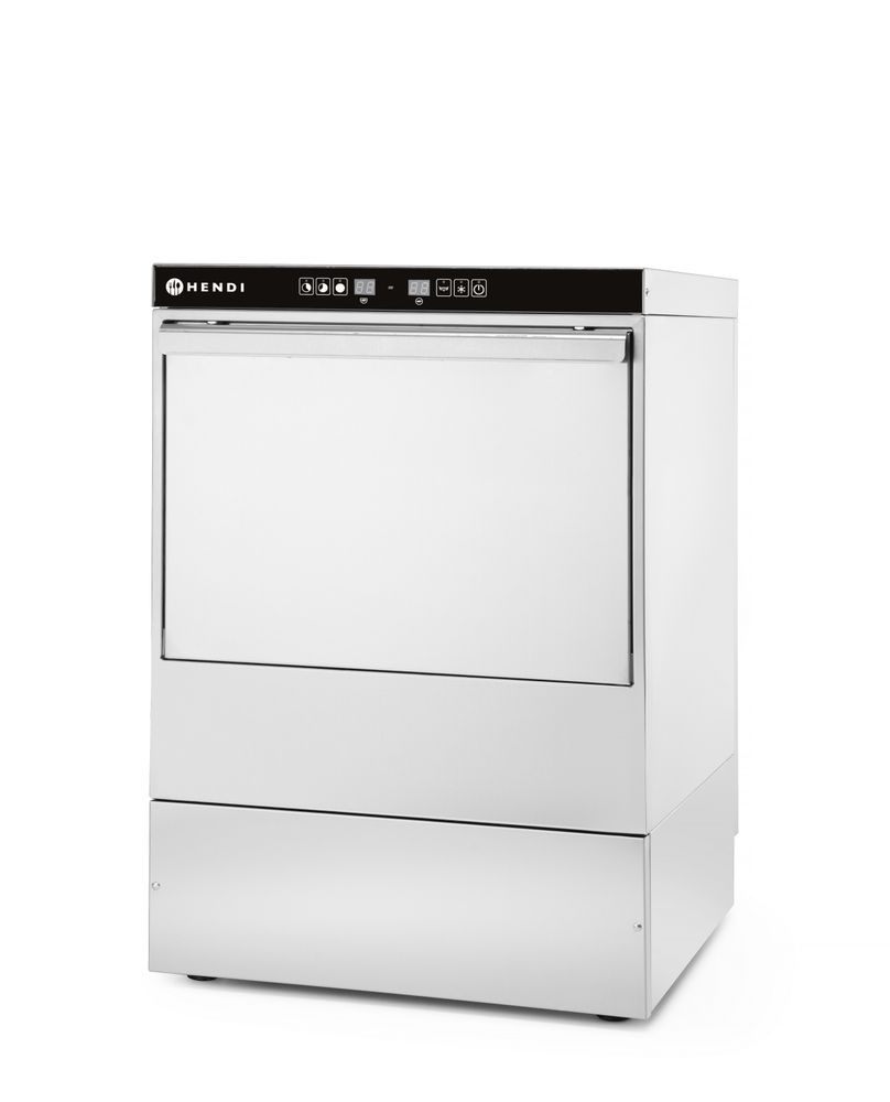 Mosogatógép 50x50 - elektronikus vezérlés - 400V/6600W - 576x645x(H)837mm - HENDI 231753