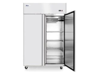 Fagyasztószekrény kétajtós - GN 2/1 - 1240L - -22/-17˚C - 230V/980W - 1314x800x(H)2082mm - HENDI 232149
