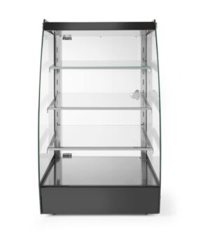 Nyitott többpolcos hűtött ételvitrin - 75 l - 230V/2W - 415x390x(H)716mm - HENDI 233092