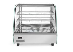 Pultra helyezhető melegentartó vitrin három szintes - 120 liter - 230V/1100W - 685x575x(H)680mm - HENDI 233726
