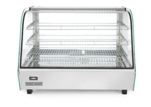 Pultra helyezhető melegentartó vitrin három szintes - 160 liter - 230V/1500W - 885x570x(H)680mm - HENDI 233733