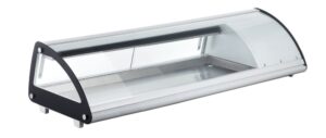 Sushi vitrin 5x GN 1/3 - 230V/160W - 1307x445x(H)327mm - HENDI 233757