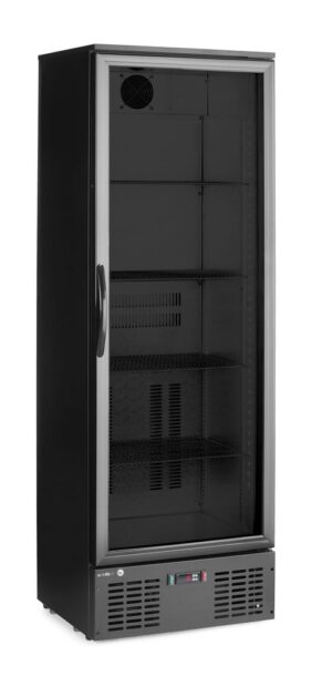 Egyajtós bárhűtő - italok hűtésére - Arktic - 243L - Fekete - 220-240V/195W - 600x530x(H)1820mm - HENDI 236956