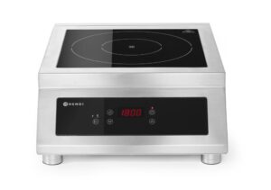 Indukciós főzőlap 5000 D modell - Profi Line - 400V/5000W - 398x525x(H)175mm - HENDI 239322