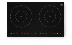 Dupla indukciós főzőlap Kitchen Line - 230V/3500W - 608x405x(H)54mm - HENDI 239414