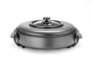 Elektromos serpenyő - belső edény 400x(H)50mm - 230V/1400W - ⌀400x(H)190mm - HENDI 239506