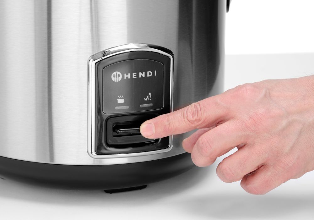 Rizsfőző gőzölő funkcióval - Profi Line - 1,8L - 230V/700W - ⌀280x(H)285mm - HENDI 240410 - Image 5