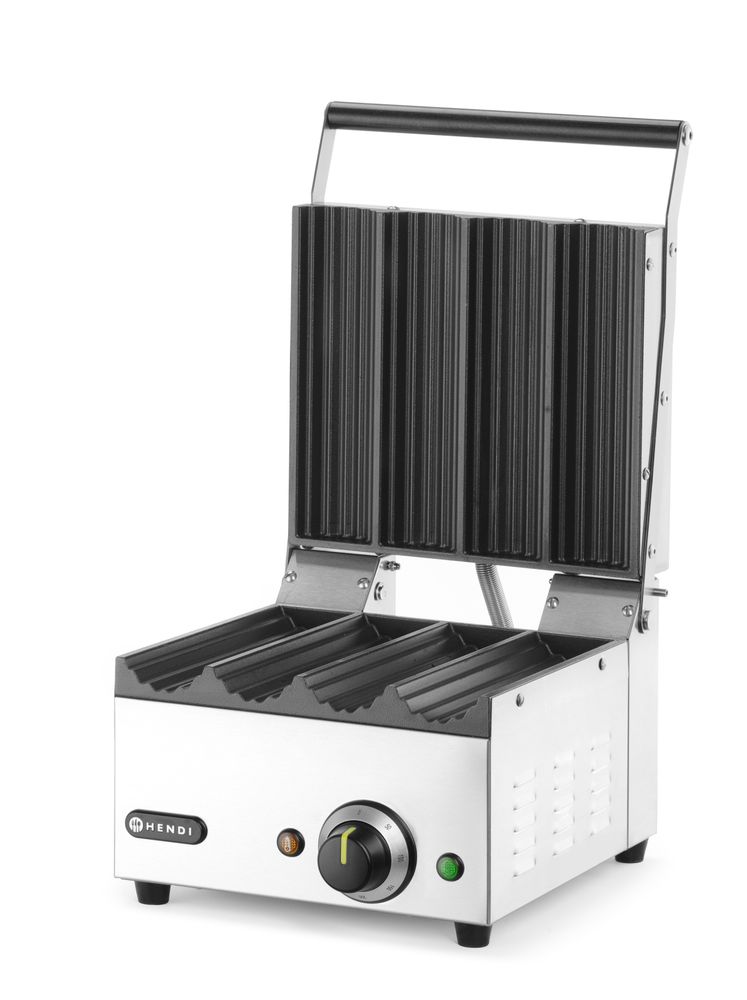 Kontaktgrill hot dogok és wrapek készítéséhez - 220-240V/1800W - 385x285x(H)254mm - HENDI 263594 - Image 3
