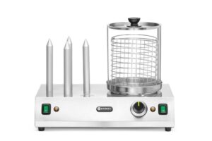 Kolbász- és Hot dog melegentartó - 220-240V/550W - 500x310x(H)395mm - HENDI 265031