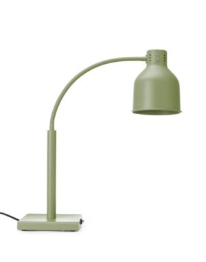 Melegentartó lámpa - rugalmas - Zöld - 220-240V/250W - 268x203x(H)660mm - HENDI 273746