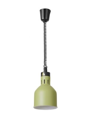 Függesztett melegentartó lámpa henger alakú - Zöld - 230V/250W - ⌀175x(H)250mm - HENDI 273791