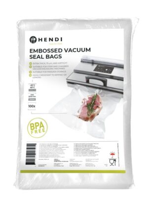 Bordázott vákuumtasak - 100 db / csomag - 200x300mm - HENDI 297438