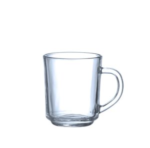 Üveg bögre - 0,24L - 6 darab - ⌀73x(H)88mm - HENDI 424490