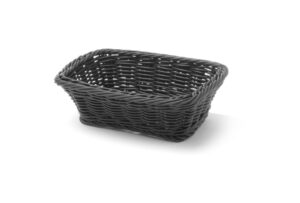 Süteményes kosár - Fekete - 190x130x(H)60mm - HENDI 426791