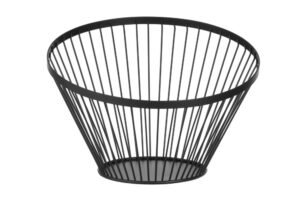 Gyümölcstartó kosár fekete - ⌀300x(H)205mm - HENDI 427071