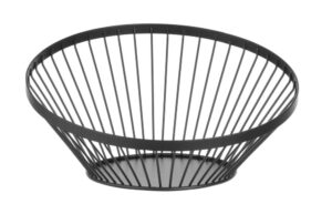 Gyümölcstartó kosár fekete - ⌀280x(H)130mm - HENDI 427088