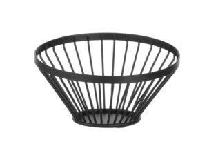 Gyümölcstartó kosár fekete - ⌀150x(H)80mm - HENDI 427095