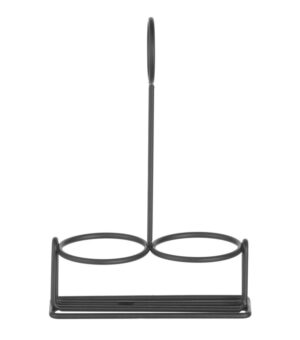 Fűszertartó állvány fekete - 135x65x(H)200mm - HENDI 427170