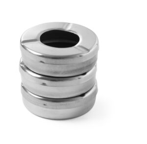 Hamutartó fedővel - 3 darab - ⌀90x(H)28mm - HENDI 440490