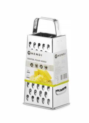 Reszelő - négyoldalú - moosgatógépben mosható - 90x65x(H)200mm - HENDI 443002