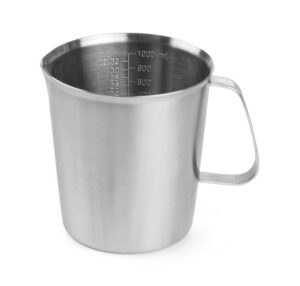 Mérőedény rozsdamentes acél - 1L - ⌀120x(H)130mm - HENDI 516201