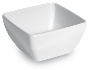 Négyszögletes tál - Fehér - 130x130x(H)65mm - HENDI 561560