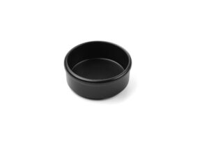 Vajas & Szószos tál - Fekete - 3 darab - ⌀80x(H)30mm - HENDI 564561